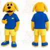 Yellow Dog Mascot Costume for Children's Events