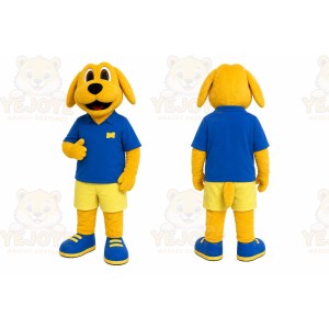 Yellow Dog Mascot Costume for Children's Events