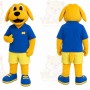 Yellow Dog Mascot Costume for Children's Events