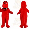 Red Dinosaur Mascot Costume for Children's Events