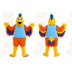 Orange Parrot Mascot Costume for Events and Promotions