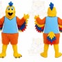 Orange Parrot Mascot Costume for Events and Promotions