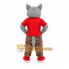 Gray Wolf Mascot Costume for Children's Events