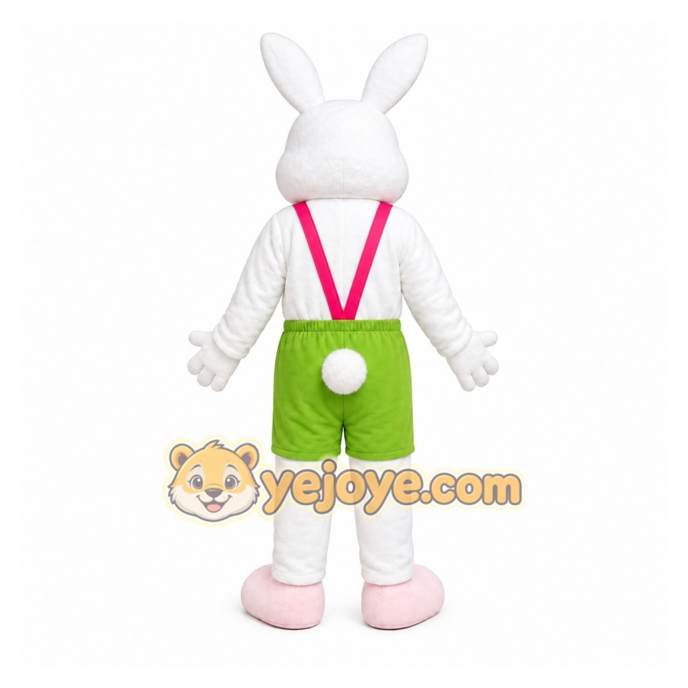 White Rabbit Mascot Costume for Holiday Events White Rabbit Mascot Costume for Holiday Events