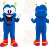Blue Monster Mascot Costume for Children's Events