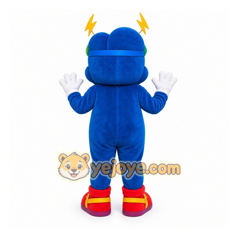 Blue Monster Mascot Costume for Children's Events Blue Monster Mascot Costume for Children's Events