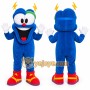 Blue Monster Mascot Costume for Children's Events