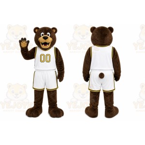 Brown Bear Mascot Costume for Sports Events