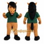 Brown Horse Mascot Costume for Sports Events