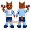 Brown Owl Mascot Costume for Sports Events