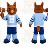 Brown Fox Mascot Costume for Sports Events