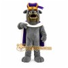 Gray Bulldog Mascot Costume for School Events Gray Bulldog Mascot Costume for School Events