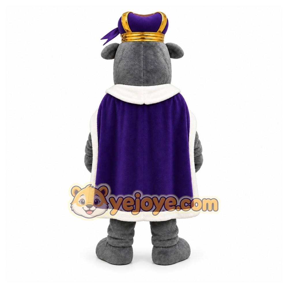 Gray Bulldog Mascot Costume for School Events Gray Bulldog Mascot Costume for School Events