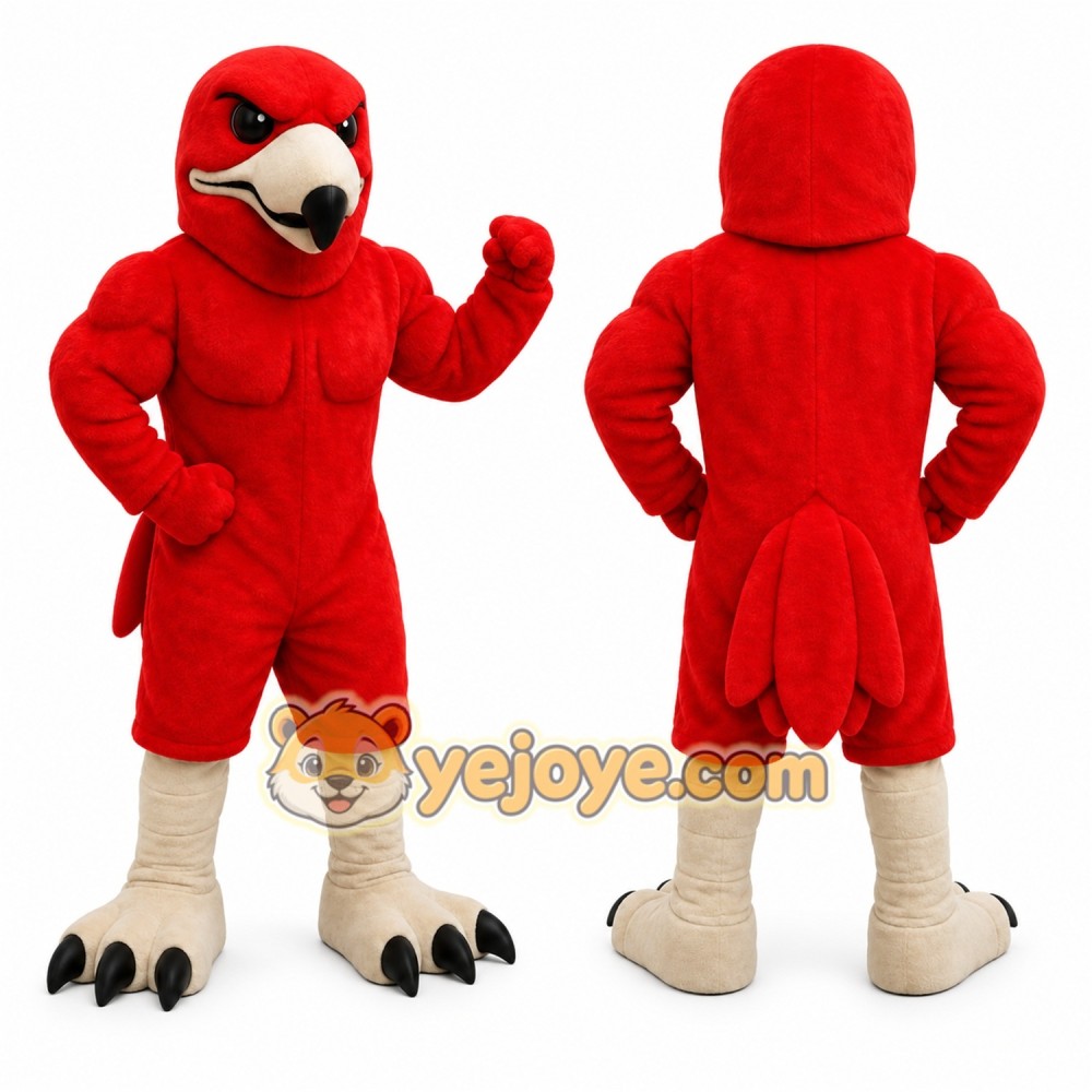 Red Bird Mascot Costume for Sports Events Red Bird Mascot Costume for Sports Events