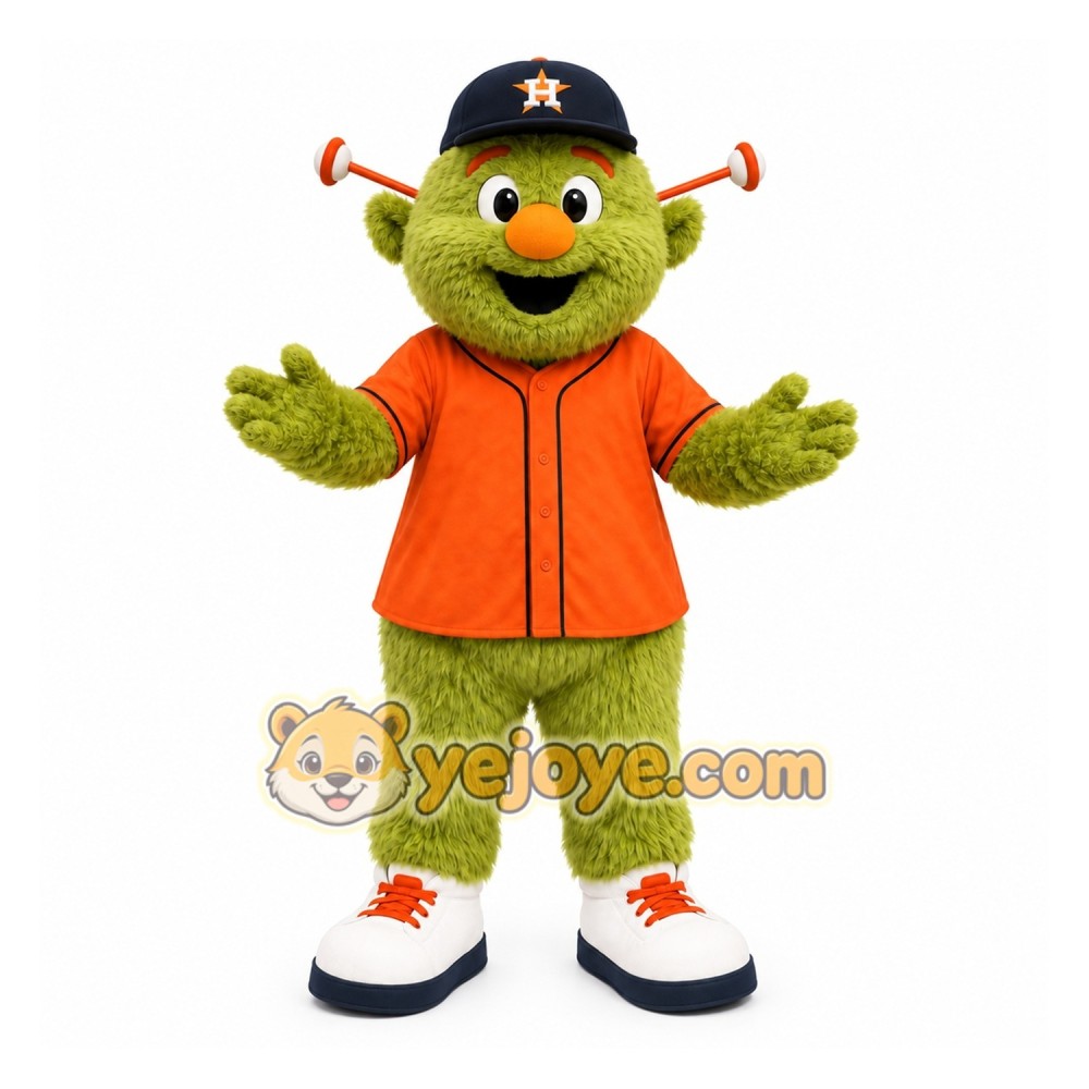 Green Alien Mascot Costume for Sports Events Green Alien Mascot Costume for Sports Events