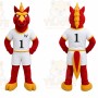 Red Unicorn Mascot Costume for Sports Events