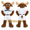 Brown Moose Mascot Costume for Sports Events Brown Moose Mascot Costume for Sports Events