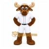 Brown Moose Mascot Costume for Sports Events Brown Moose Mascot Costume for Sports Events