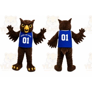 Brown Owl Mascot Costume for School Events