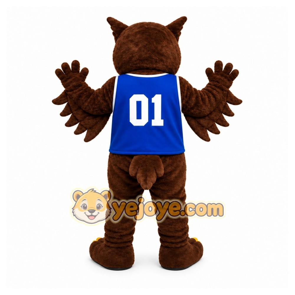 Brown Owl Mascot Costume for School Events Brown Owl Mascot Costume for School Events