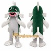 Green Catfish Mascot Costume for Events and Promotions Green Catfish Mascot Costume for Events and Promotions