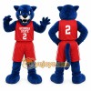 Blue Panther Mascot Costume for Sports Events Blue Panther Mascot Costume for Sports Events