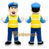 Blue Police Officer Mascot Costume for Corporate Events Blue Police Officer Mascot Costume for Corporate Events