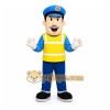 Blue Police Officer Mascot Costume for Corporate Events Blue Police Officer Mascot Costume for Corporate Events