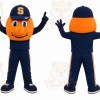 Orange Orange Fruit With Face Mascot Costume for School Events