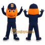 Orange Orange Fruit With Face Mascot Costume for School Events