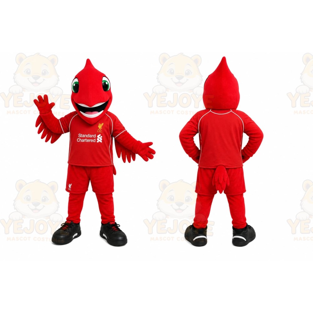 Red Bird Mascot Costume for Sports Events