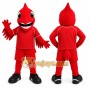 Red Bird Mascot Costume for Sports Events