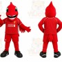Red Bird Mascot Costume for Sports Events