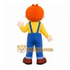 Orange Boy Mascot Costume for Children's Events Orange Boy Mascot Costume for Children's Events