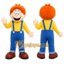 Orange Boy Mascot Costume for Children's Events