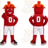 Red Devil Mascot Costume for Sports Events
