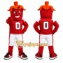 Red Devil Mascot Costume for Sports Events