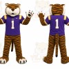 Brown Tiger Mascot Costume for Sports Events