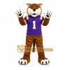 Brown Tiger Mascot Costume for Sports Events