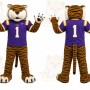 Brown Tiger Mascot Costume for Sports Events