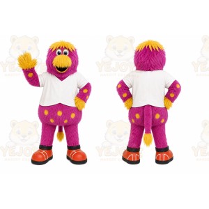 Purple Monster Mascot Costume for Children's Events
