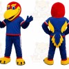 Blue Parrot Mascot Costume for Sports Events
