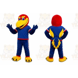 Blue Parrot Mascot Costume for Sports Events