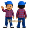 Blue Boy Mascot Costume for Children's Events