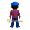 Blue Boy Mascot Costume for Children's Events