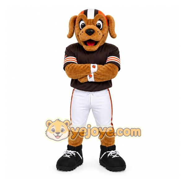 Brown Dog Mascot Costume for Sports Events Brown Dog Mascot Costume for Sports Events