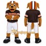 Brown Dog Mascot Costume for Sports Events