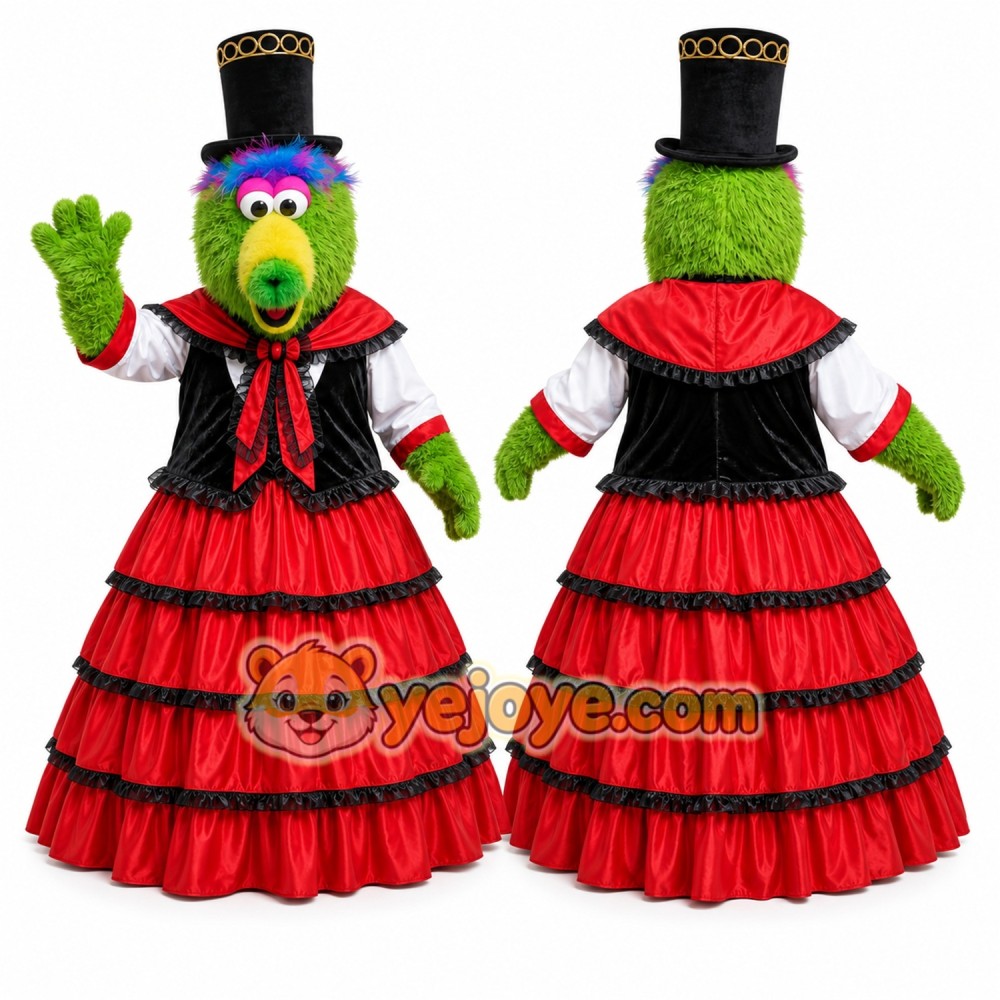 Green Monster Mascot Costume for Events and Promotions Green Monster Mascot Costume for Events and Promotions