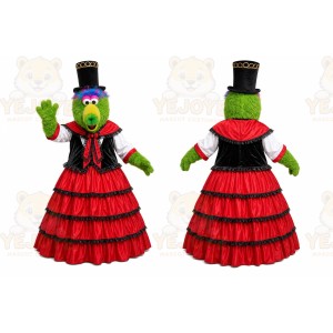 Green Monster Mascot Costume for Events and Promotions