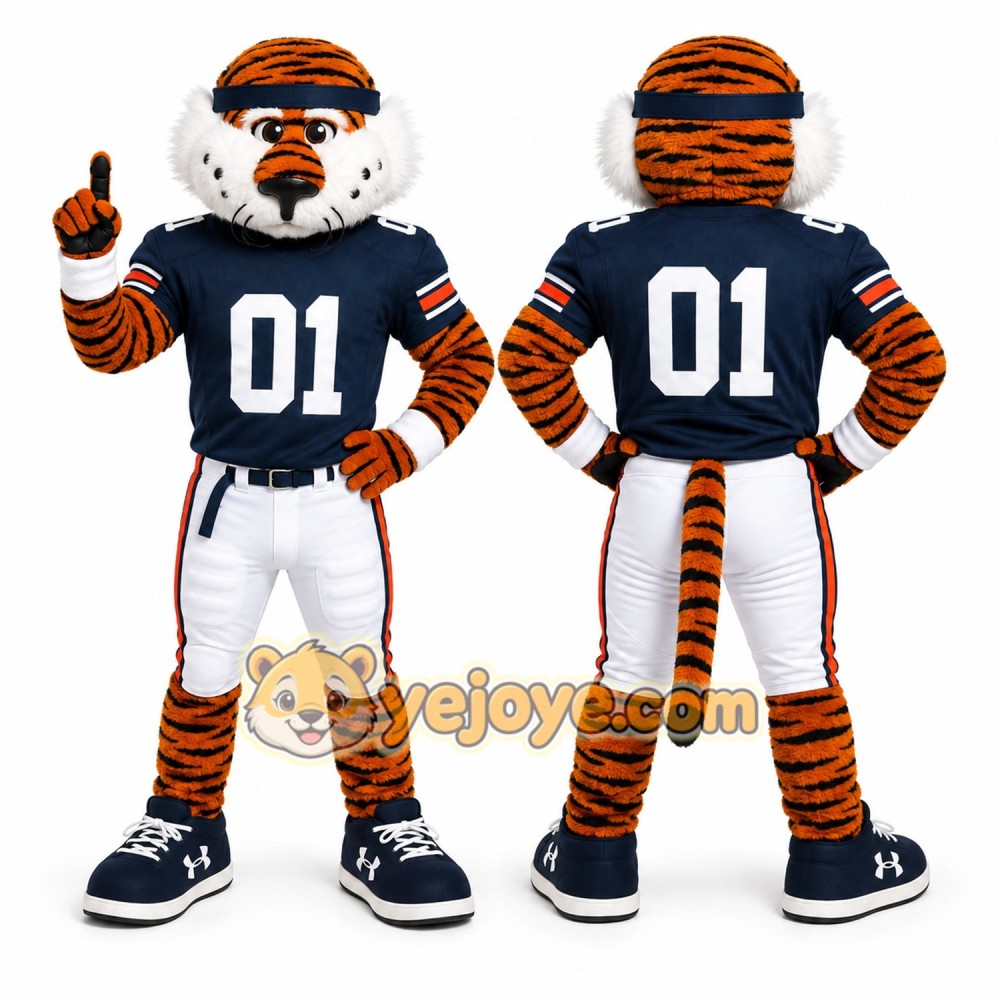 Orange Tiger Mascot Costume for Sports Events Orange Tiger Mascot Costume for Sports Events